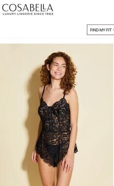 Cosabella Magnolia Romper Size M